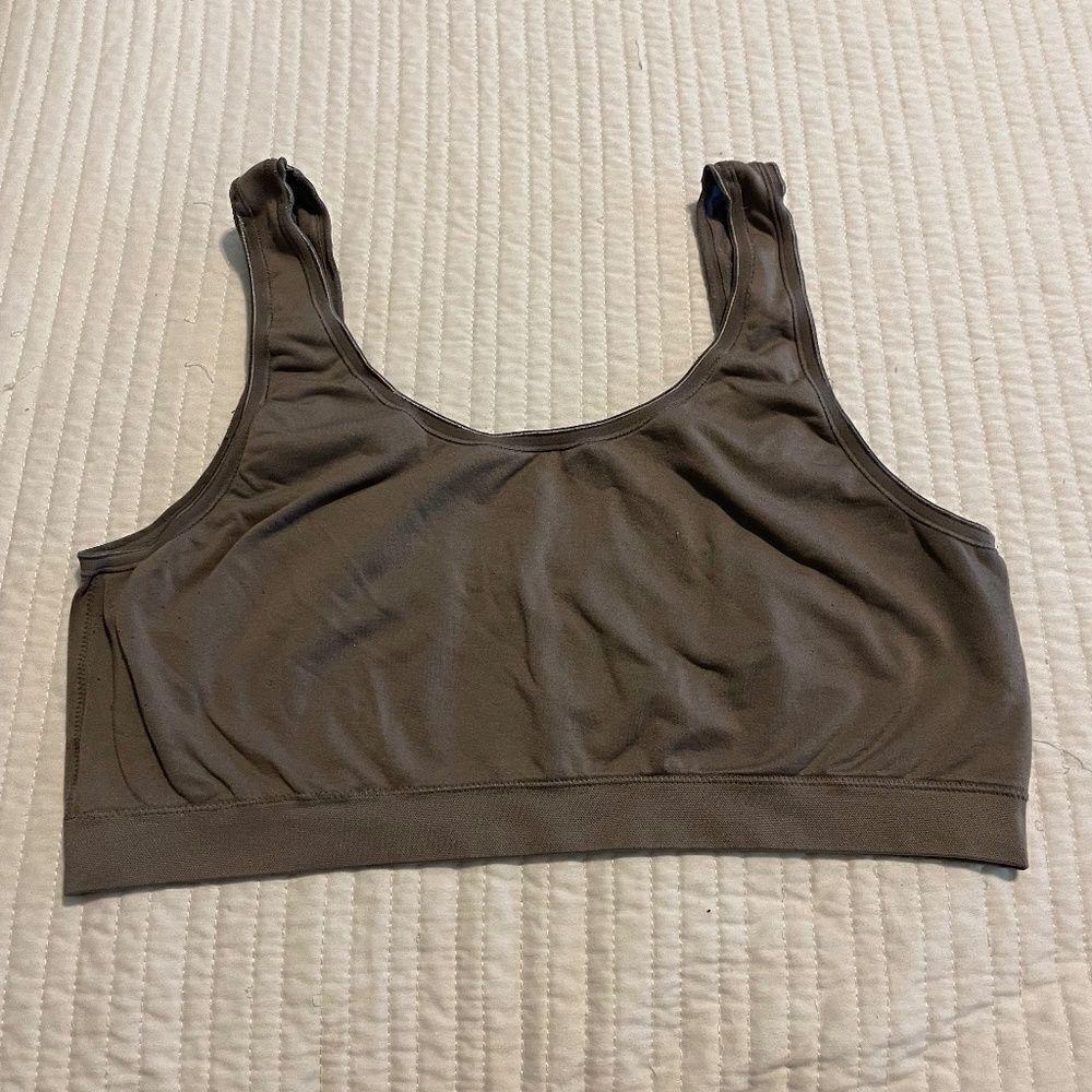 Arden Gray Light Impact Nursing Sports Bra - XL